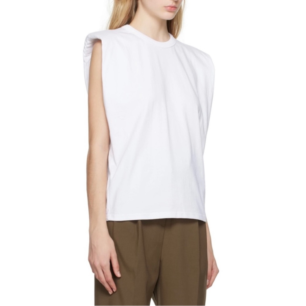The Frankie Shop White Sleeveless Top